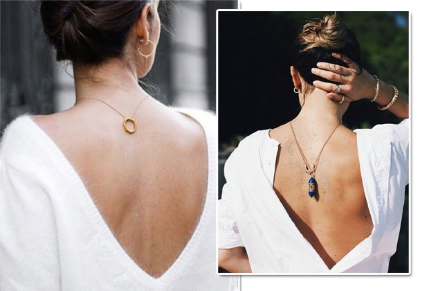 Backwards necklace, o truque de styling que conquistou as fashionistas (Foto: Reprodução Instagram)