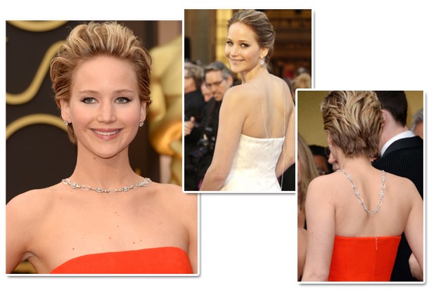 Jennifer Lawrence é expert em adotar a tendência nos red carpets (Foto: Getty Images)