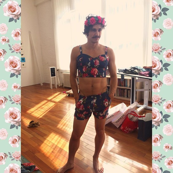 James Franco de roupa feminina (Foto: Reprodução/Instagram)