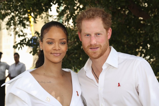 Rihanna e príncipe Harry se encontraram em 2016 (Foto: Getty Images)