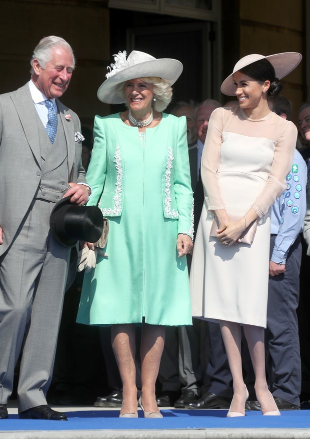 Príncipe Charles, Camilla e Meghan Markle (Foto: Getty Images)