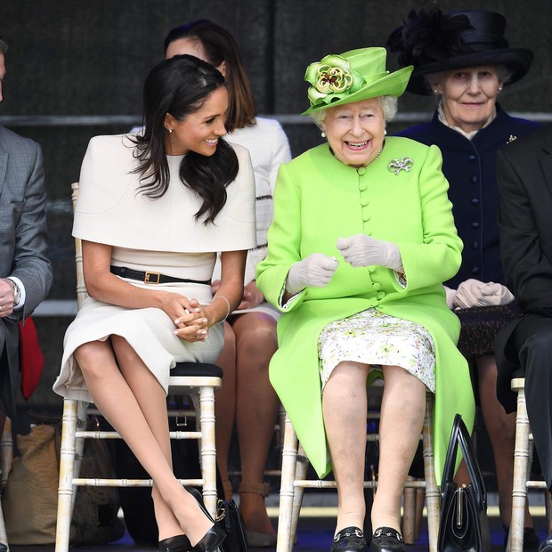 Meghan Markle e Rainha Elizabeth II (Foto: Getty Images)